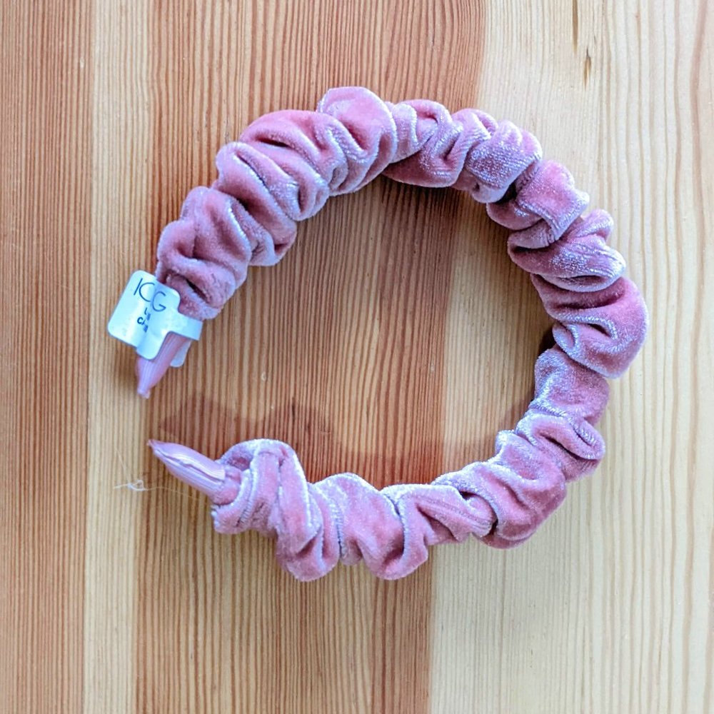 Pink Velvet Headband